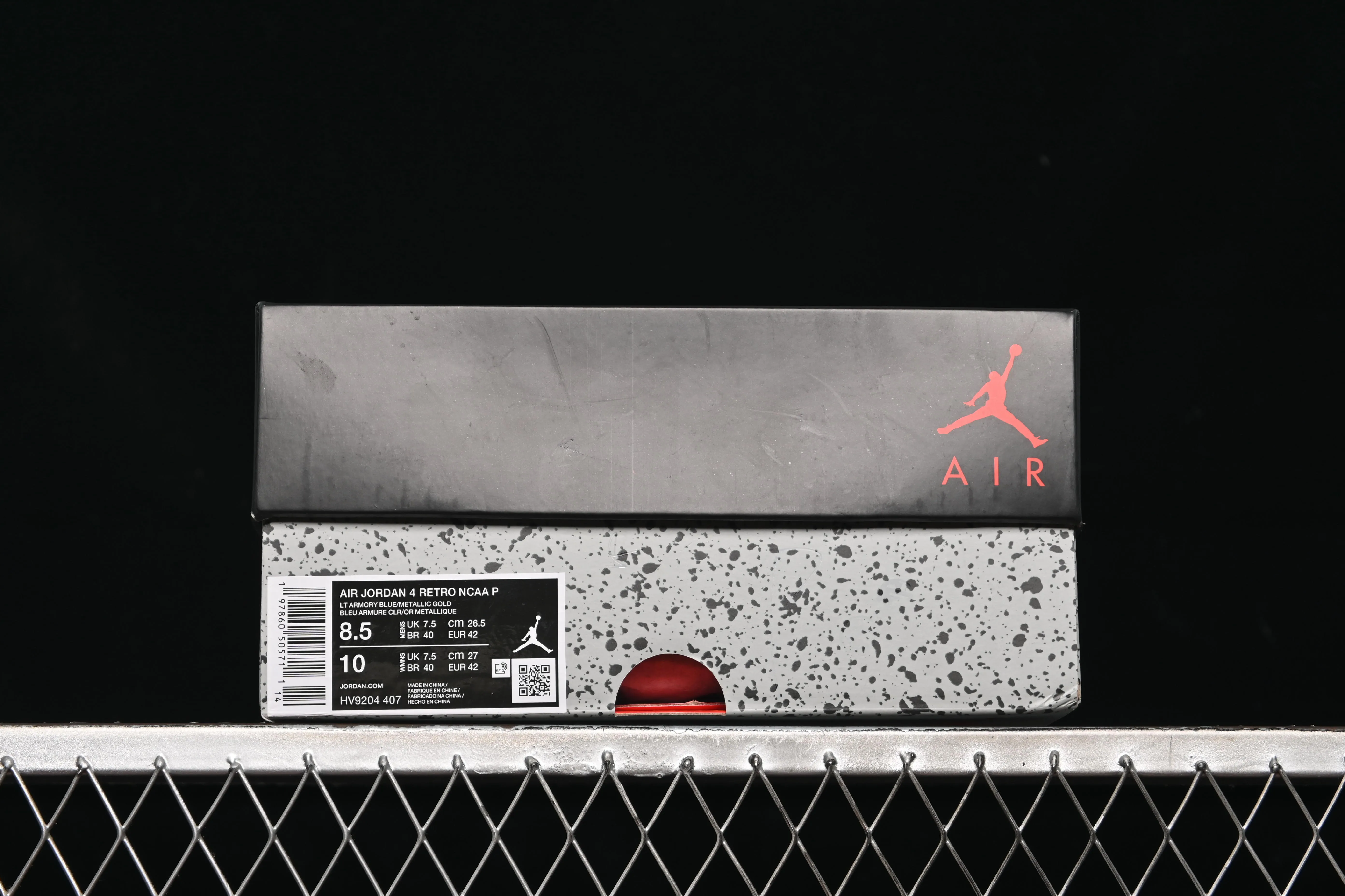 All categories Air Jordan Jordan series basketball shoes Air Jordan 4 GX foreign trade version Air Jordan 4 Retro "NCAA" AJ4 Joe 4 UN joint blue HV9204-407